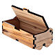 Rosary case in olive wood, bethlehem nativity s2
