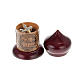 Portarosario russo legno betulla 9 cm chiese s2