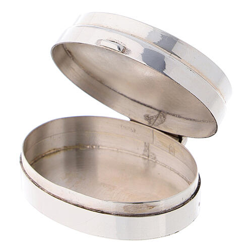 Rosary holder in 925 silver and mother-of-pearl 3