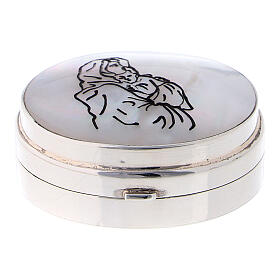 Portarosari: Portarosario in argento 925 con Madonna Ferruzzi