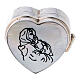 Caja para rosario corazón Virgen Ferruzzi de plata 925 s2