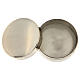 Smooth round rosary case 3 cm of 925 silver s2