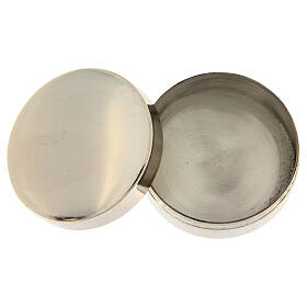 Portarosario liscio tondo 3 cm in argento 925