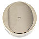 Portarosario liscio tondo 3 cm in argento 925 s3