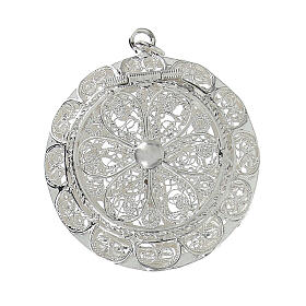 Rosary box pendant in 800 silver