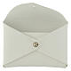 Portarosario bianco logo ufficiale Giubileo 2025 similpelle 10x7 cm s2