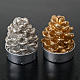Christmas decoration place card cone shaped candles s3