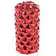 Christmas decoration large red candle s1