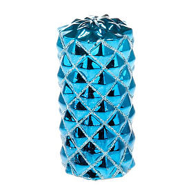 Bougies de Noel: Bougie de Noël turquoise