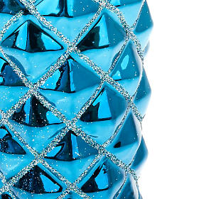 Bougies de Noel: Bougie de Noël turquoise