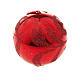 Christmas decoration sphere candle red s1