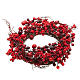 Weihnachtskrone Zweigen und rote Beeren s1