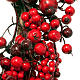 Weihnachtskrone Zweigen und rote Beeren s3