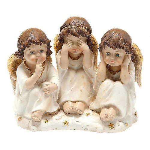 Christmas decoration angels I don't hear, see nor speak 1