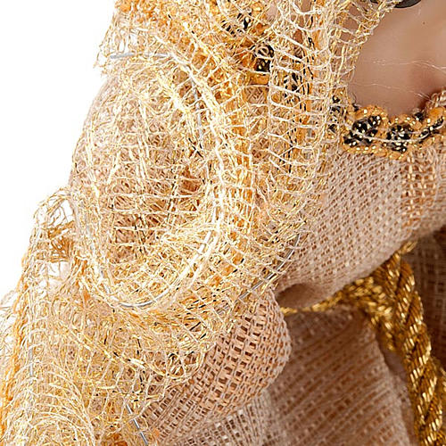 Natività beige oro cm 33 resina 2