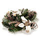 Christmas season, advent garland green white poinsettia s1