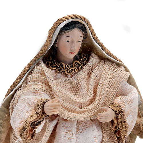 Natividad resina estofa 25,5 cm antigua 3