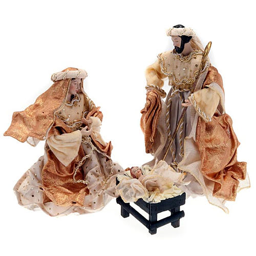 Bronze colour nativity set 25cm 1