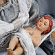 Silver colour nativity set 41cm s2