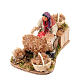 Paysanne en mouvement pour crèche 14 cm s1