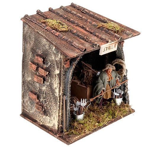 Movimento presepe Contadino cm 10 4