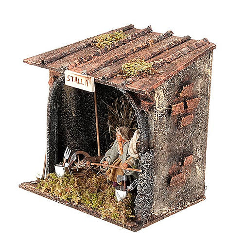 Movimento presépio camponês 10 cm 3