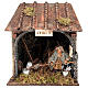 Nativity scene figurine farmer in the shed animated 10cm figurin s1