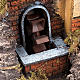 Nativity scene accessory, small village with water mill 30X40X35 cm s2