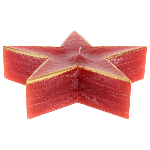 Red Star Candle 3