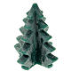 Christmas candle, green pine s1
