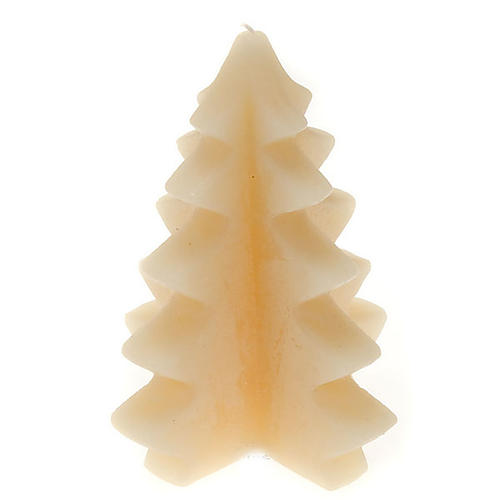 Christmas candle, ivory pine 1