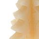Vela de Natal pinheiro cor de marfim s2