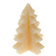Christmas candle, ivory pine s1
