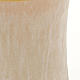 Christmas candle, cylindrical, ivory with golden border, diam 7c s2