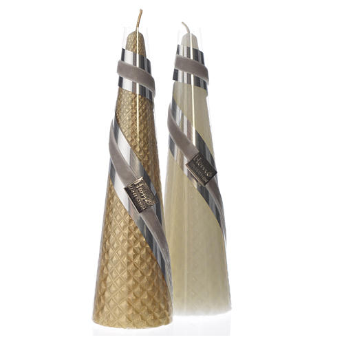 Christmas candle cone shape, assorted models 2