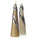 Christmas candle cone shape, assorted models s2