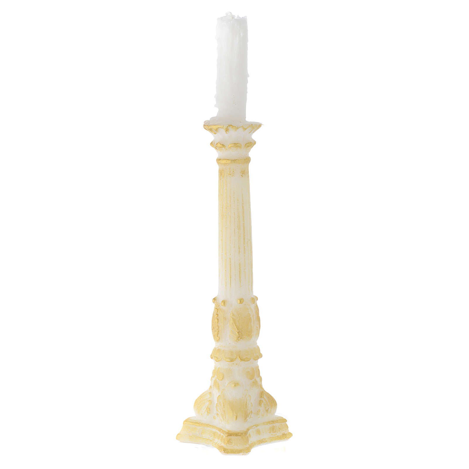 Christmas candle, candlestick shape online sales on HOLYART.co.uk