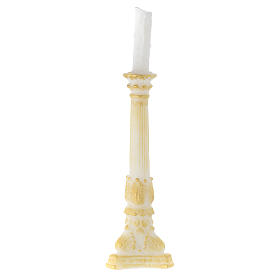 Velas Navideñas: Vela de Navidad en forma de candelero