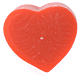 Perfumed candle, heart shape 65x110mm s1