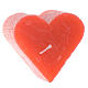 Perfumed heart shape candle 55x65mm s1