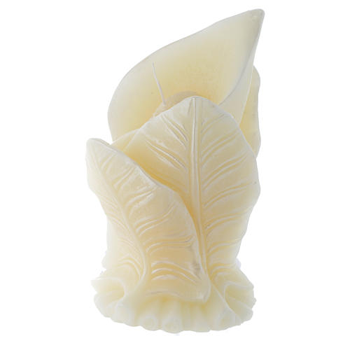 Candle with calla lilly 2
