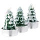 Christmas tree candle set, 3 candles s2