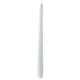 Christmas candles, white conic shape, set of 10 candles s1