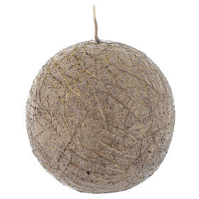 Weihnachtskerzen: Weihnachtskerze mod. Comet Kugel 8cm kupferrot Weihnachtskerzen: Weihnachtskerze mod. Comet Kugel 8cm kupferrot