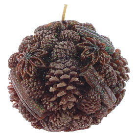 Candele natalizie: Candela natalizia anice e cannella 10 cm Candele natalizie: Candela natalizia anice e cannella 10 cm