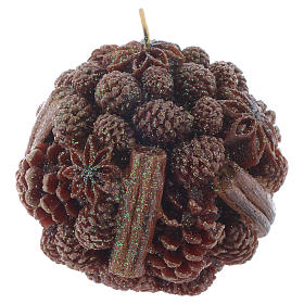 Candele natalizie: Candela natalizia anice e cannella 10 cm Candele natalizie: Candela natalizia anice e cannella 10 cm