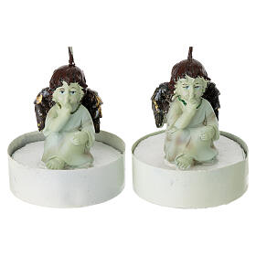 Christmas candle Naïf Angel, set of 2 pieces