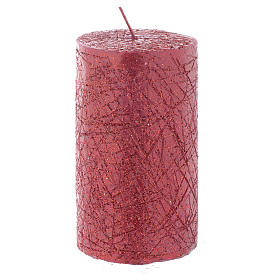 Weihnachtskerzen: Weihnachtskerze mod. Comet Zylinder 10x6 rot