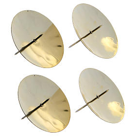 Candele natalizie: Punzoni per candele 4 pz diam. 7,5 cm