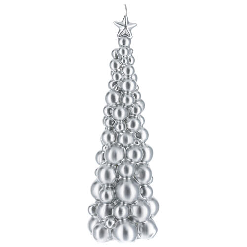 Christmas candle Moscow silver tree 12 in 1